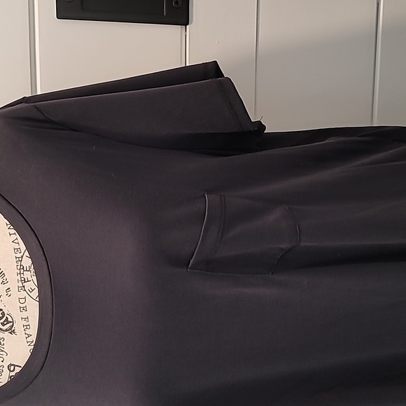 Silky Short Sleeve T Shirt with Pocket - Picture 2 of 8